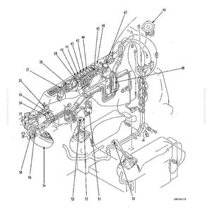 May include: An actual electric wiring diagram, labeled with numbers, showing the structure and function of various components. The diagram includes text and is in black and white.