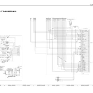 May include: An electric circuit diagram (4/4) with multiple interconnected components and wiring, presented in black and white. The diagram includes text labels and is set against a white background.