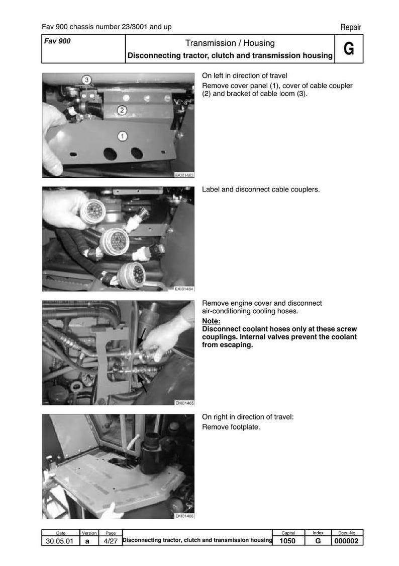 Fendt Favorit 900 vario Tractor Workshop Manual PDF | Service Repair | Instant Download image 4