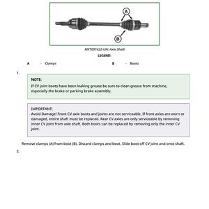 John Deere Rsx850i Gator (serienummer 010001-) Technische handleiding recreatievoertuigen pdf | Direct downloaden afbeelding 5