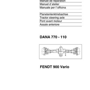 Dana 770 110 Steering axle Workshop Manual PDF | Service Repair | Instant Download image 2