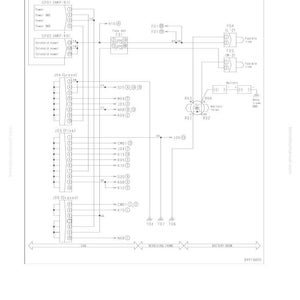 May include: A detailed circuit diagram for a pump controller power supply, featuring labelled components, symbols, and colour-coded wiring. The diagram is labelled "SEN06394-00" and "PC550LC0-8". Measurements are not applicable.