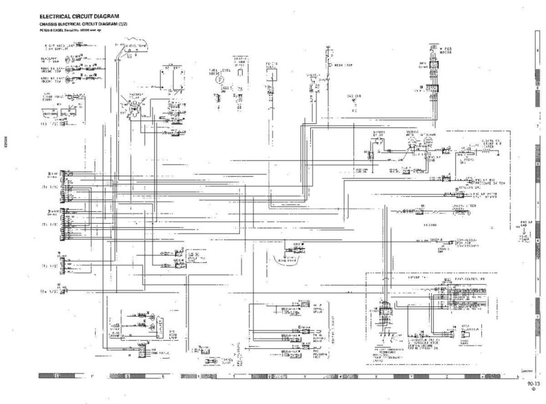May include: A detailed electrical circuit diagram, labeled "Electrical Circuit Diagram," with numerous lines, symbols, and text annotations. The diagram is predominantly black and white, with a complex layout of interconnected components.