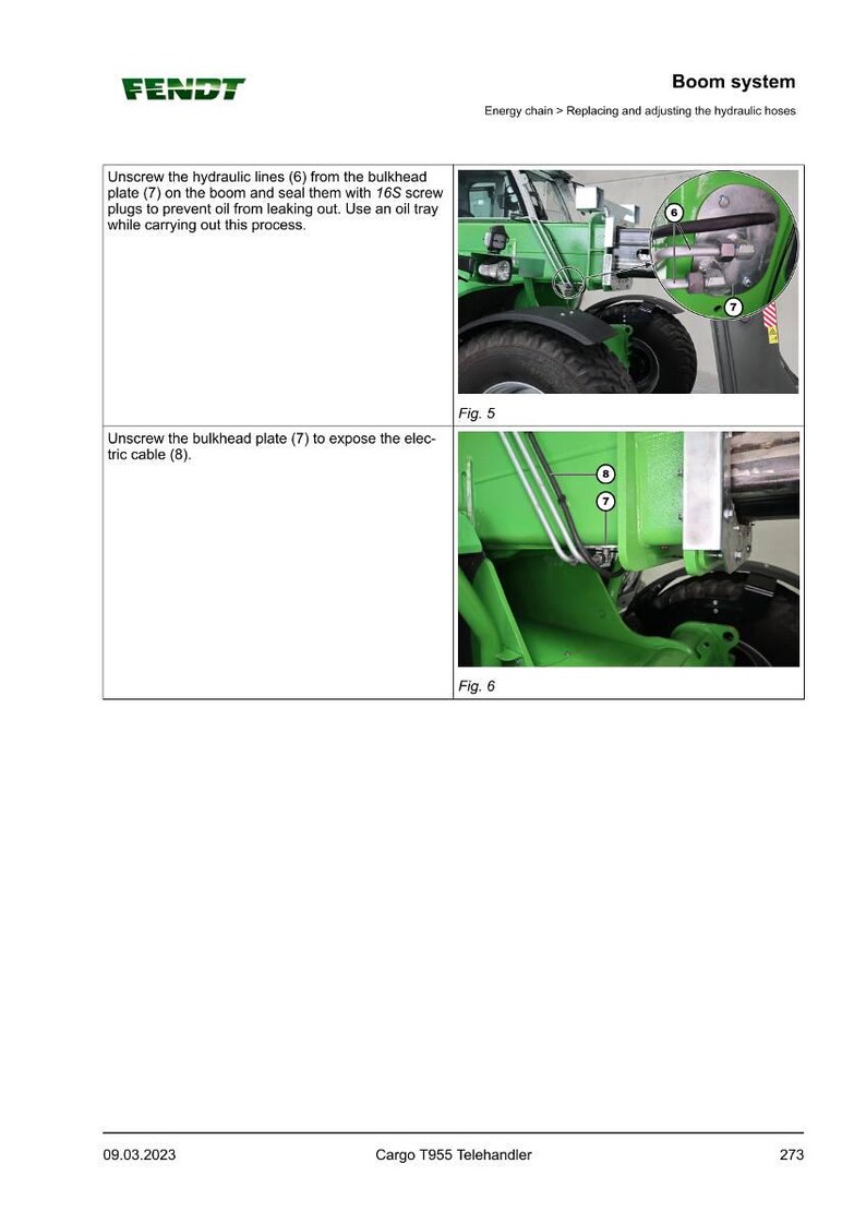 Fendt Cargo t955 Telehandler Workshop Manual PDF | Service Repair | Instant Download image 9