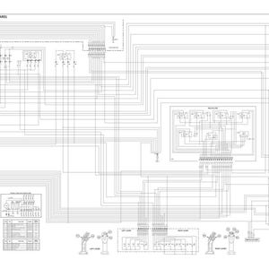 May include: A detailed electrical diagram (standard) with numerous lines, symbols, and text. The diagram is primarily black and white, with various components and connections illustrated. The title "DIAGRAMS AND SCHEMATICS ELECTRICAL DIAGRAM (STANDARD)" is at the top.