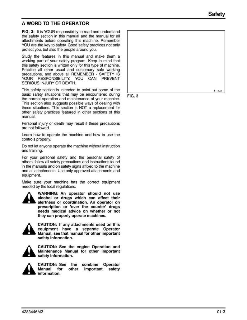 Massey Ferguson 9520 9530 rotortröska Servicemanual PDF | Verkstadsreparation | Direktnedladdning bild 10