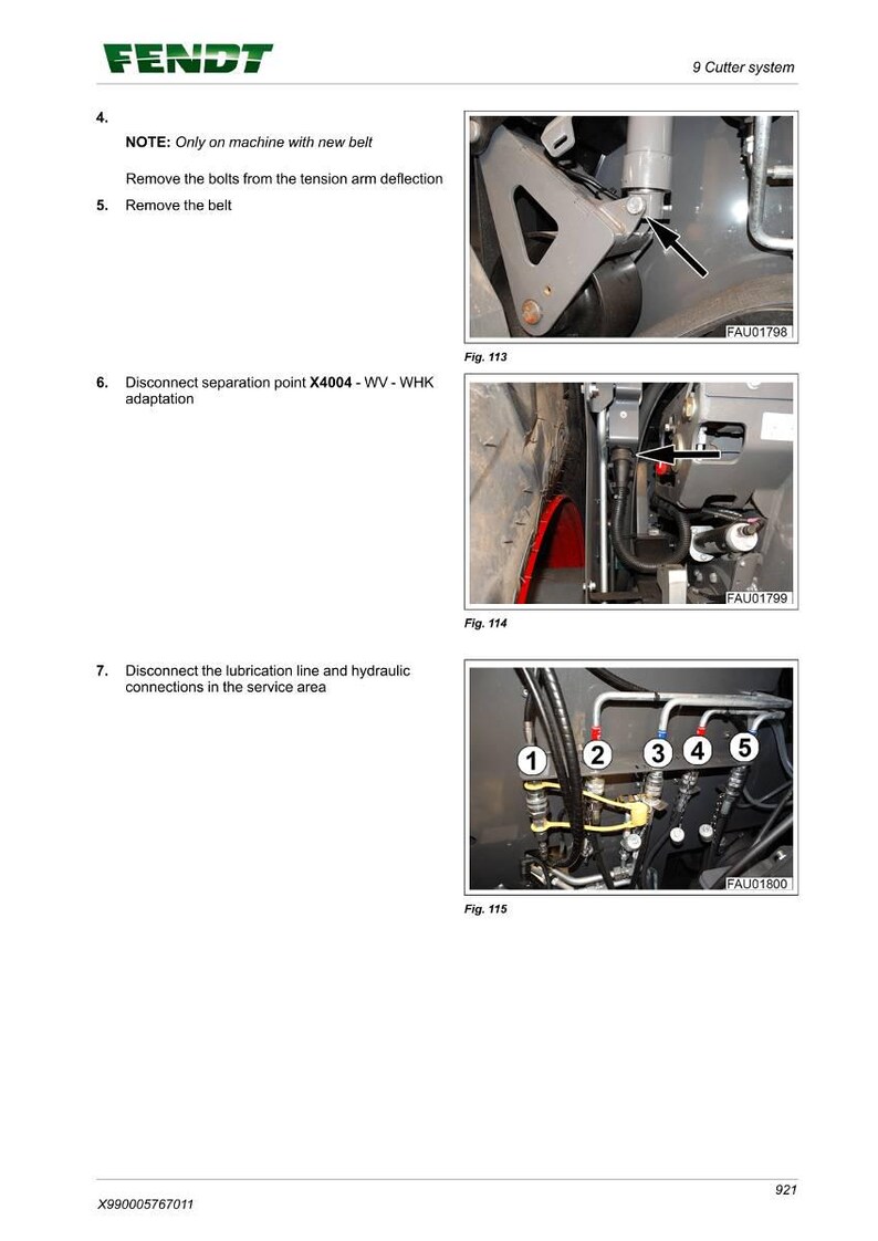 Fendt Katana 850 gen3 Harvester Workshop Manual PDF | Service Repair | Instant Download image 10