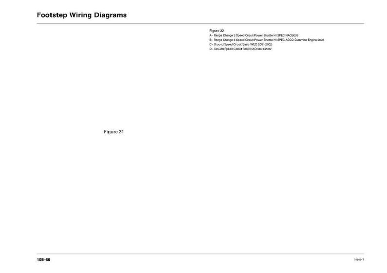 Może przedstawiać: Biała strona z tytułem "Footstep Wiring Diagrams". Tekst "Figure 31" jest wyśrodkowany. Po prawej stronie znajduje się lista specyfikacji technicznych. Numer strony to 100-66.