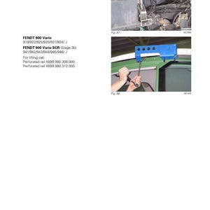 May include: Technical diagram from Fendt, featuring engine components and part numbers. Includes images of machinery parts, with text detailing models like the 800 Vario SCR and 900 Vario series. The page is numbered 73.