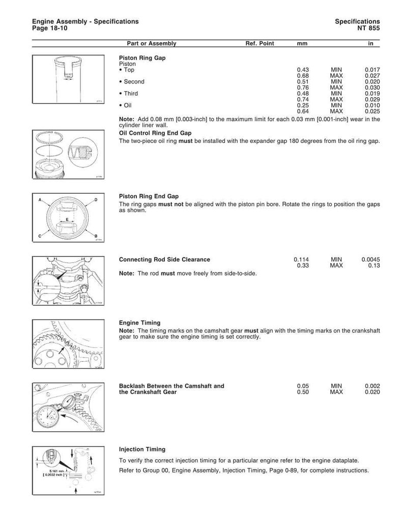 Cummins N14-seriens motorservicehandbok, reparationsverkstad, PDF-nedladdning bild 10