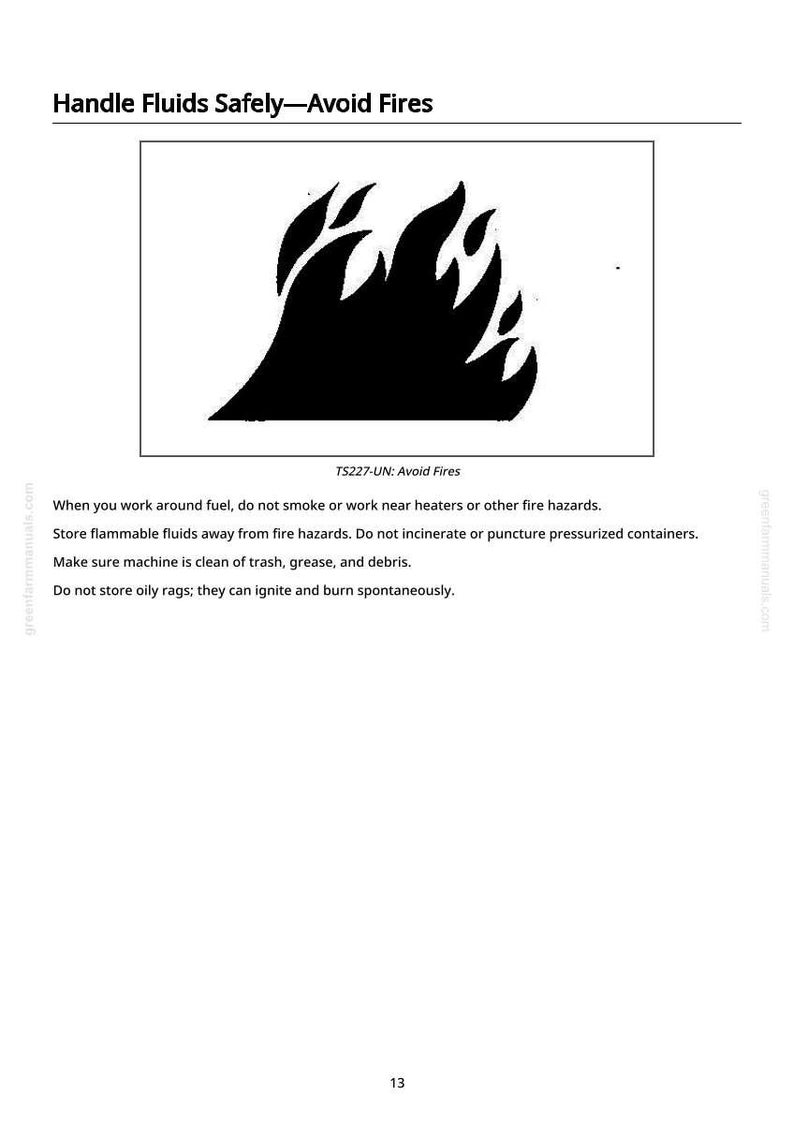 Puede incluir: Un gr&aacute;fico de informaci&oacute;n de seguridad con el texto &laquo;Manejar l&iacute;quidos con seguridad - Evitar incendios&raquo;. La imagen presenta una silueta negra de llamas. Texto adicional proporciona instrucciones de seguridad.