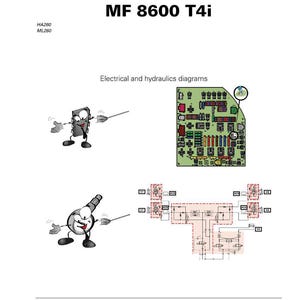 Massey ferguson 8600-serie 8650 8690 tier 4i-tractorservicehandleiding pdf | Werkplaatsreparatie | Direct downloaden afbeelding 2