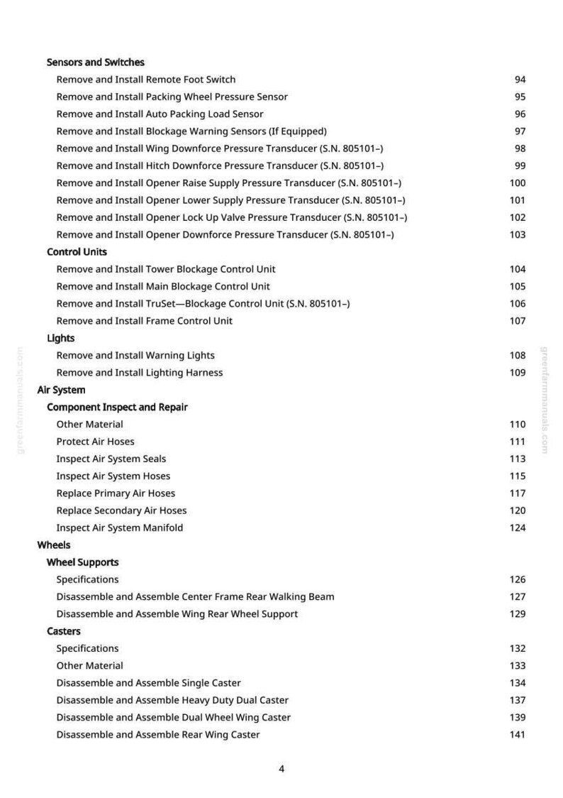 John Deere P600, P660, P690, P670, P680 Lufthackborr Reparationsmanual Pdf | Serviceverkstad | Direktnedladdning bild 2