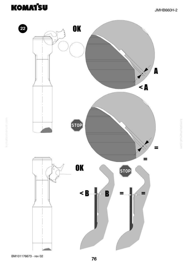 Komatsu JMHB660H-2 Hydraulic Breaker Service Manual Repair Workshop PDF Download image 7