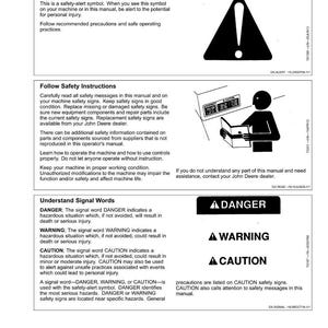 John Deere 1355, 1365, 1465 gräsklippare bruksanvisning PDF | Användarhandbok | Direkt nedladdning bild 9