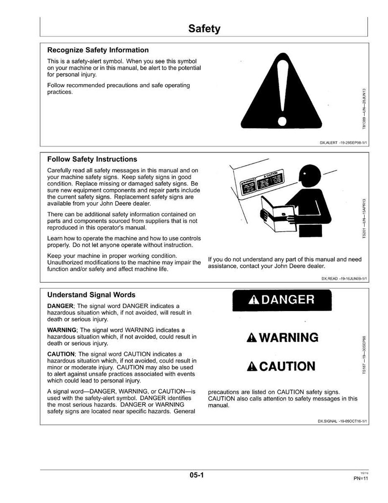 John Deere 1355, 1365, 1465 gräsklippare bruksanvisning PDF | Användarhandbok | Direkt nedladdning bild 9