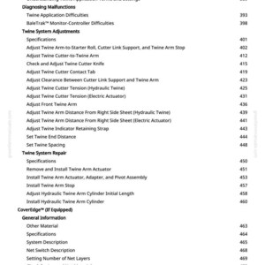 Teknisk manual för John Deere 440E och 450E balpress i PDF-format | Nedladdning direkt bild 2