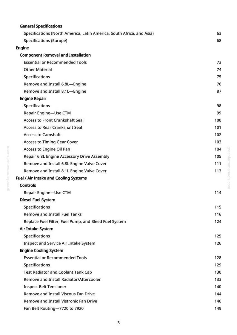 John Deere 7720, 7820, 7920 traktordiagnosmanual PDF | Direktnedladdning bild 5