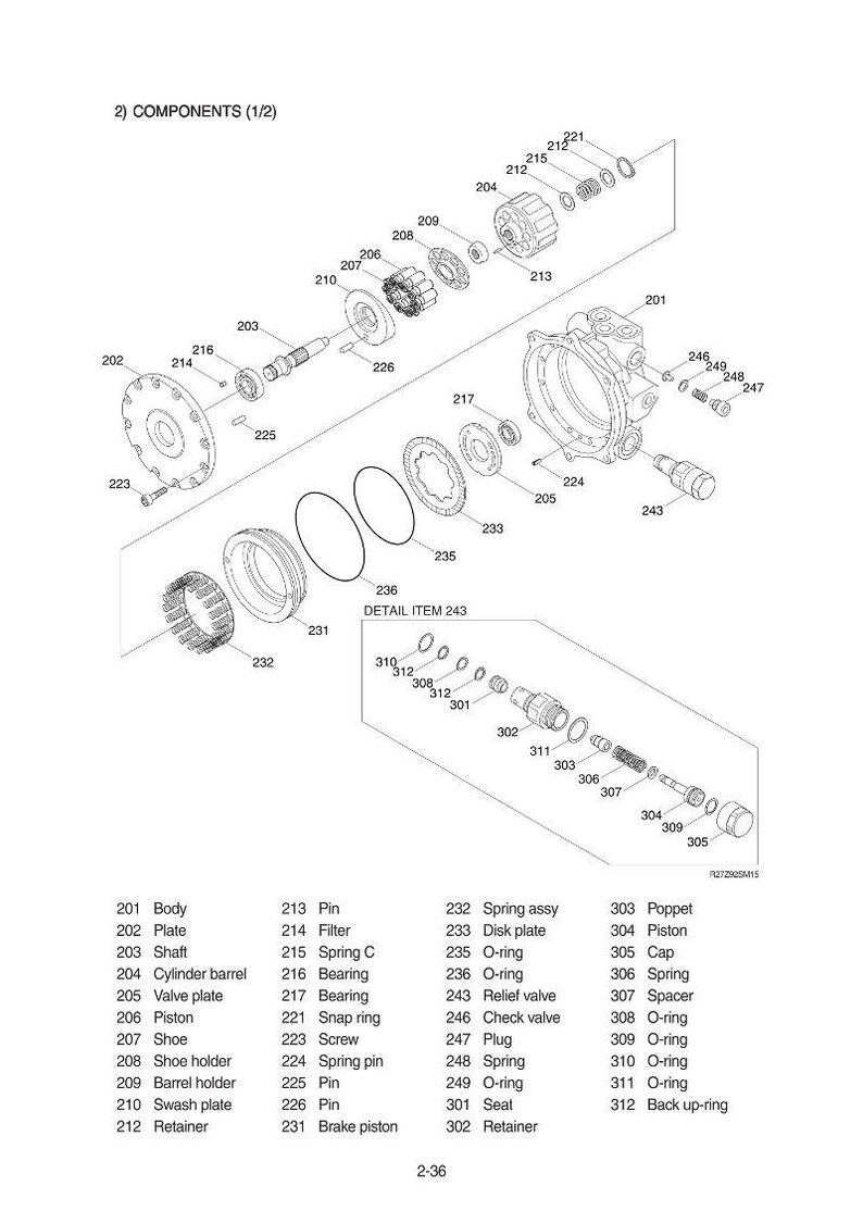 HYUNDAI R25Z-9AK Crawler Excavator Service Manual | PDF | Instant Download image 2