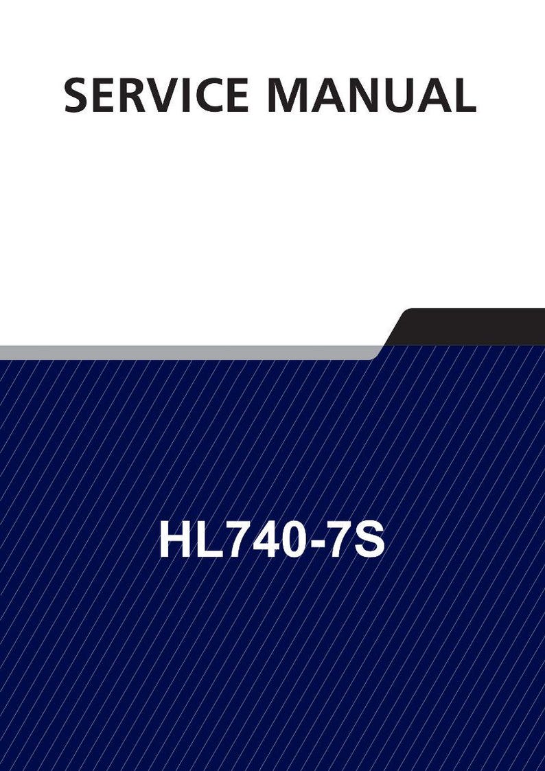 HYUNDAI HL740-7S Wheel Loader Service Manual | PDF | Instant Download image 1
