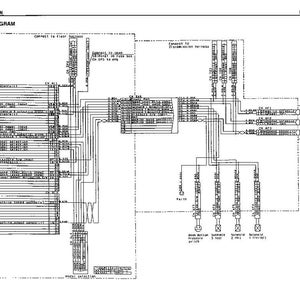 May include: A detailed black and white electric circuit diagram, labeled "Electric Circuit Diagram" and "E.C.S.S. (Optional)". The diagram includes various components and connections, with text labels and a "Travel Dumper Controller" section.