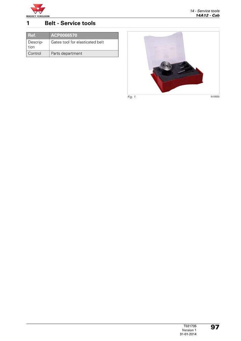 Massey Ferguson 7700 Serie 7714 7726 Traktor Service Handbuch PDF | Werkstattreparatur | Sofort Download Bild 11
