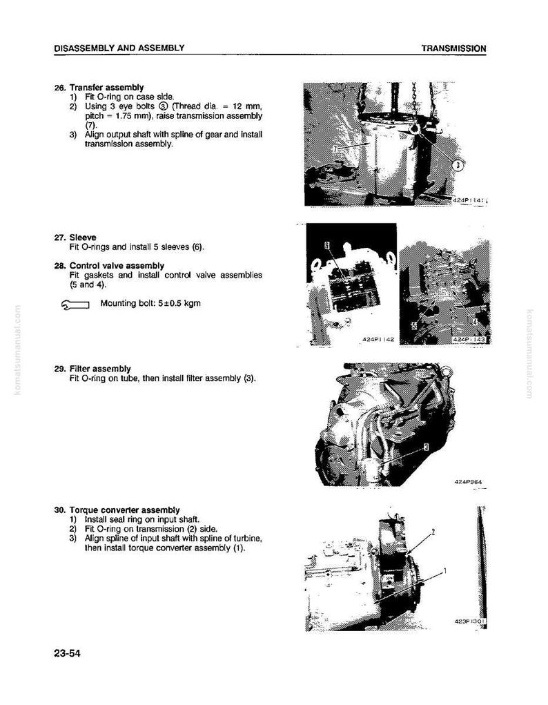 Komatsu Wa420-1Lc lastare servicemanual PDF | Verkstadsreparation | Direktnedladdning bild 5