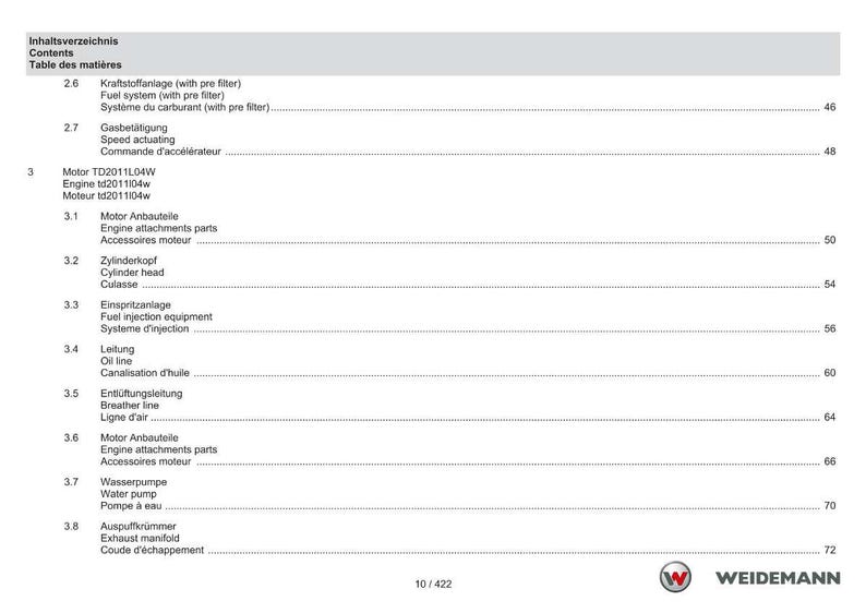 Weidemann 2070Cx80 Wheel loader Parts Manual PDF | Illustrated Catalog | Instant Download image 10
