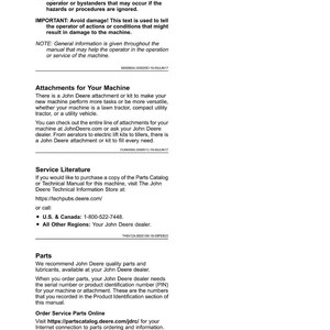 John Deere 1600 gräsklippare bruksanvisning PDF | Användarhandbok | Direkt nedladdning bild 3