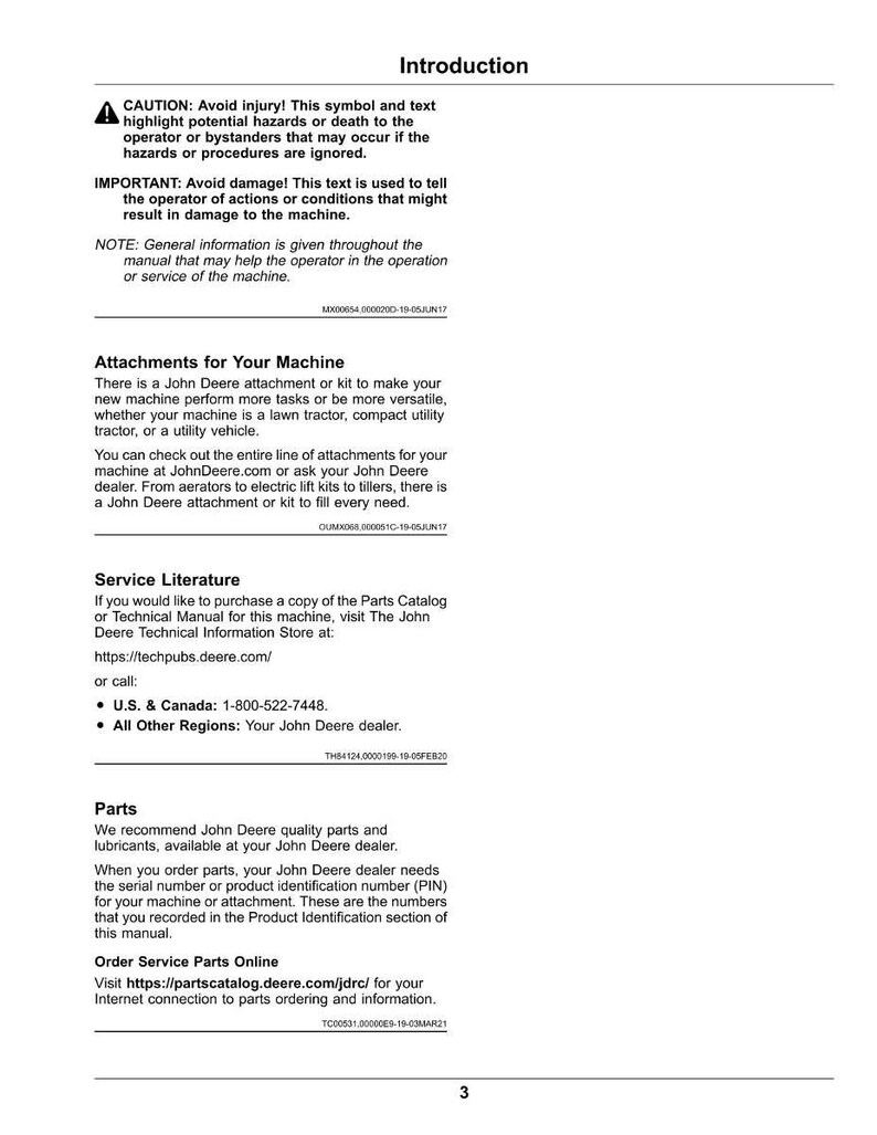 John Deere 1600 gräsklippare bruksanvisning PDF | Användarhandbok | Direkt nedladdning bild 3