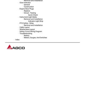 Massey ferguson 1528 1531 Compact tractor Service Manual PDF | Workshop Repair | Instant Download image 7