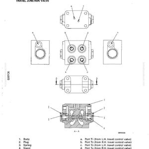 Komatsu PC300-6 PC300LC-6 Anpassad Grävmaskin Servicemanual bild 5