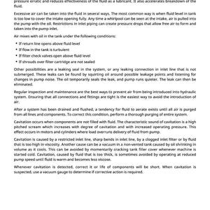 K&ouml;nnte beinhalten: Textdokument mit dem Titel "Aeration und Kavitation", das Ursachen und Auswirkungen von Bel&uuml;ftung und Kavitation in Fluidsystemen beschreibt. Enth&auml;lt Aufz&auml;hlungszeichen und technische Erkl&auml;rungen. Seitenzahl 484 ist sichtbar.