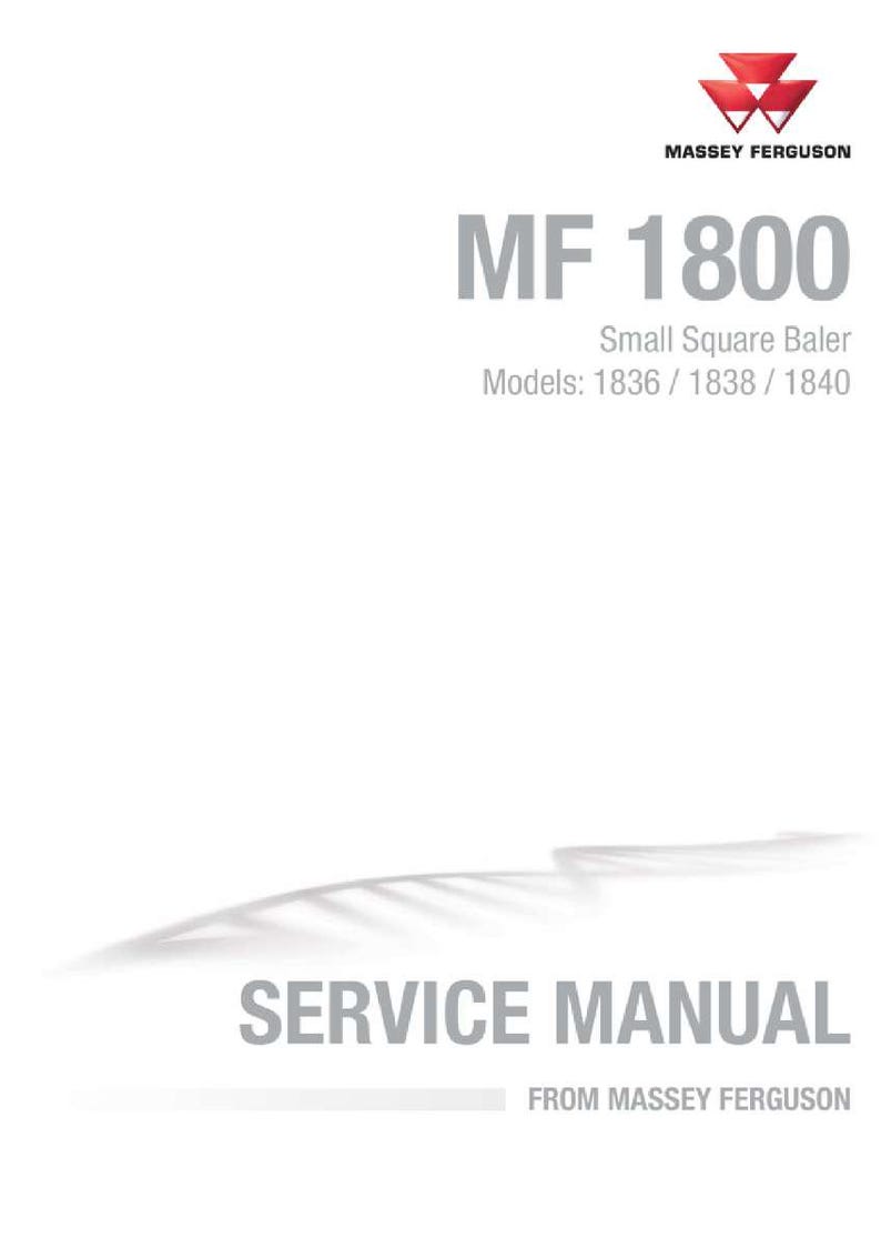 Massey ferguson 1836 1838 1840 Small square baler Service Manual PDF | Workshop Repair | Instant Download image 2