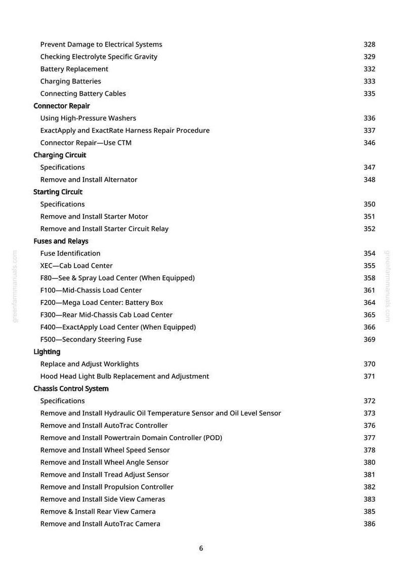 John Deere 410R, 412R, 612R, 616R Self-Propelled Sprayer Repair Manual Pdf | Service Workshop | Instant Download image 7