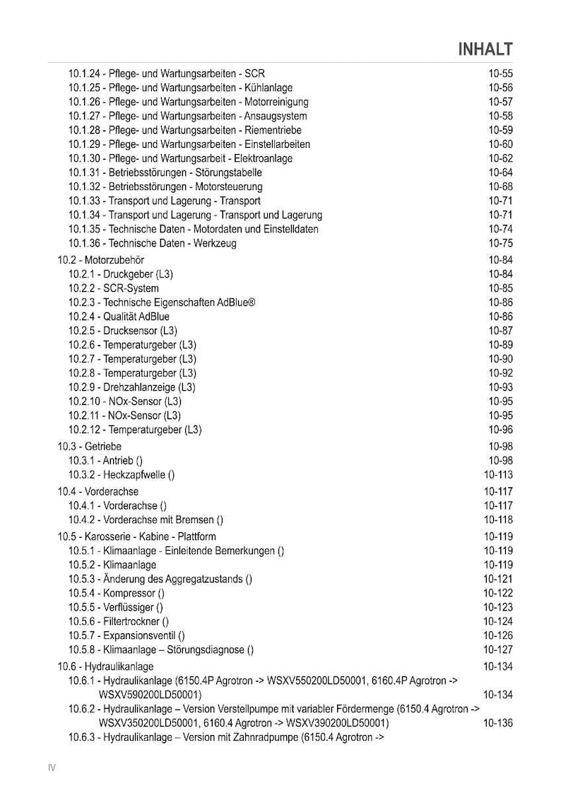 Deutz-Fahr Traktor Agrotron 6150.4 / 6150.4P, 6160.4 / 6160.4P Werkstatthandbuch | Omedelbar PDF-nedladdning bild 3