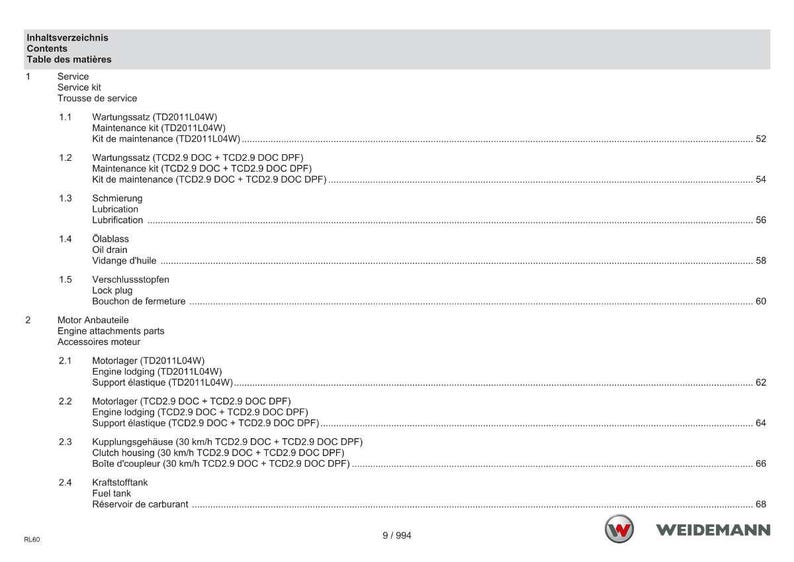 Weidemann 4080Lp Wheel loader Parts Manual PDF | Illustrated Catalog | Instant Download image 9