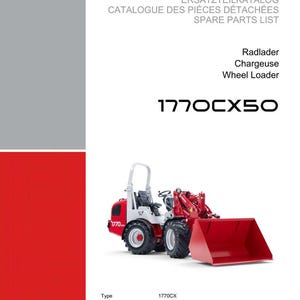 Weidemann 1770Cx50 Wheel loader Parts Manual PDF | Illustrated Catalog | Instant Download image 2