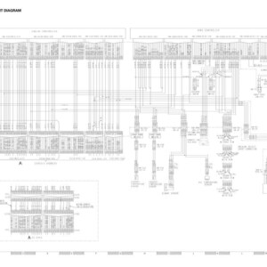 Peut inclure: Un sch&eacute;ma de circuit &eacute;lectrique d&eacute;taill&eacute;, intitul&eacute; "4-4 ELECTRICAL CIRCUIT DIAGRAM". Le diagramme est un r&eacute;seau complexe de lignes, de bo&icirc;tes et de texte, pr&eacute;sent&eacute; en noir et blanc.