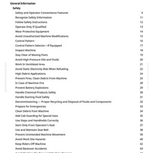 John Deere 30 P grävmaskin reparationsmanual PDF | Serviceverkstad | Direkt nedladdning bild 3