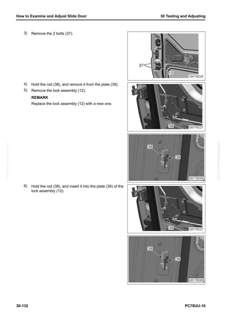 Komatsu PC78UU-10 hydraulisk grävmaskin servicemanual PDF bild 5