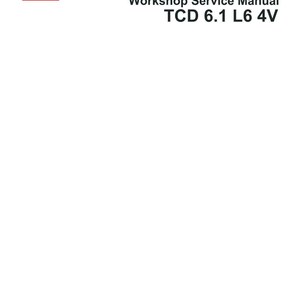 Deutz Tcd 6.1 l6 4v Engine Workshop Manual PDF | Service Repair | Instant Download image 2