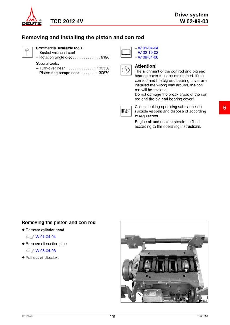 Deutz Tcd 2012-4V Engine Workshop Manual PDF | Service Repair | Instant Download image 6