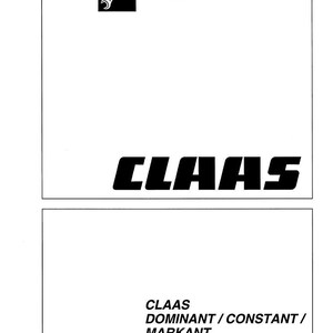 Claas Dominant constant markant Baler Repair Manual PDF | Service Workshop | Instant Download image 2