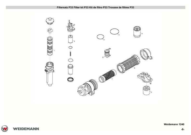 Manual de piezas para cargadora de ruedas Weidemann 1240 P26, P27, P33 y P34 en formato PDF / Catálogo ilustrado / Descarga instantánea imagen 8