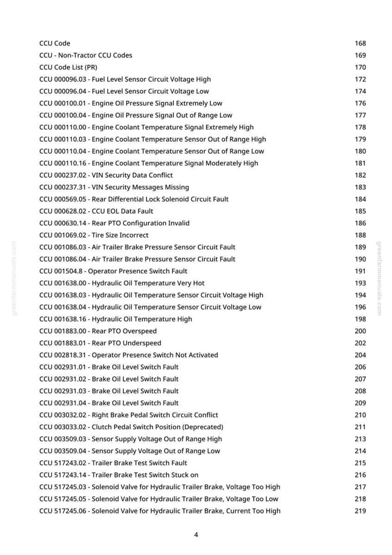 John Deere 5075 M, 5095 M, 5105 M, 5120 M och 5130 M traktordiagnosmanual i PDF-format | Direkt nedladdning bild 3