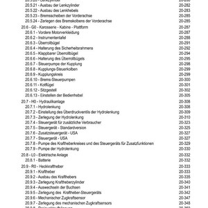 Puede incluir: Un &iacute;ndice detallado en texto negro sobre un fondo blanco. El documento enumera varios componentes y sistemas automotrices, incluidos ejes, frenos y sistemas el&eacute;ctricos, con los n&uacute;meros de p&aacute;gina correspondientes.