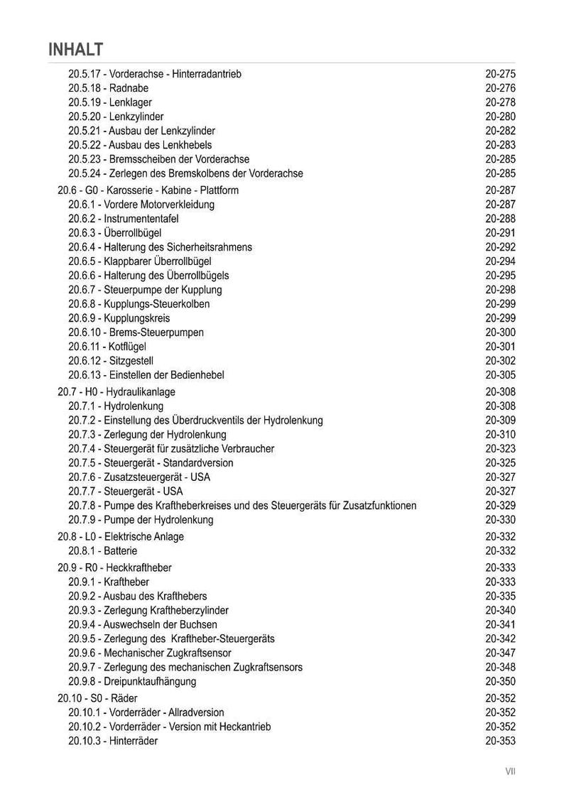 Puede incluir: Un &iacute;ndice detallado en texto negro sobre un fondo blanco. El documento enumera varios componentes y sistemas automotrices, incluidos ejes, frenos y sistemas el&eacute;ctricos, con los n&uacute;meros de p&aacute;gina correspondientes.