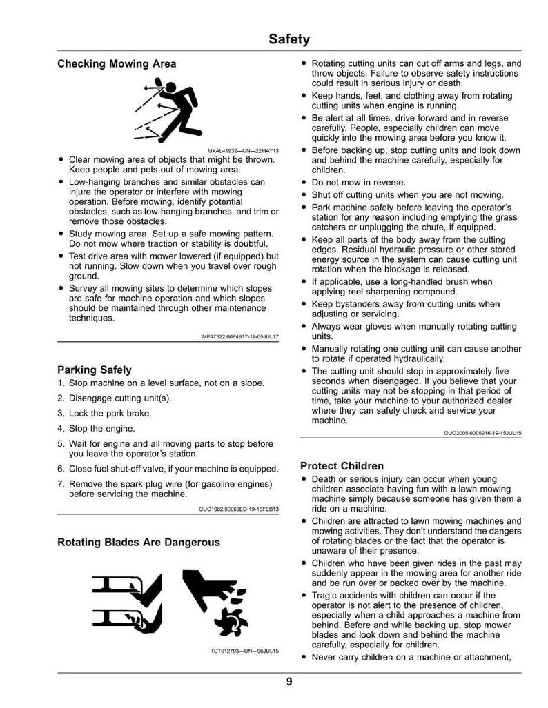 Manual del operador de la segadora híbrida John Deere 180, 220 E-Cut (PDF) imagen 6
