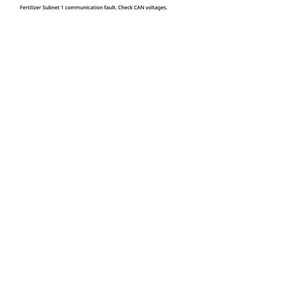 Puede incluir: P&aacute;gina blanca con el texto "MB1 001668.14 - Instrucciones especiales". El texto de abajo dice: "Este fallo se activar&aacute; si una de las subredes de los LBC tiene problemas de tensi&oacute;n CAN. Fallo de comunicaci&oacute;n de la subred 1 de fertilizantes. Compruebe las tensiones CAN."